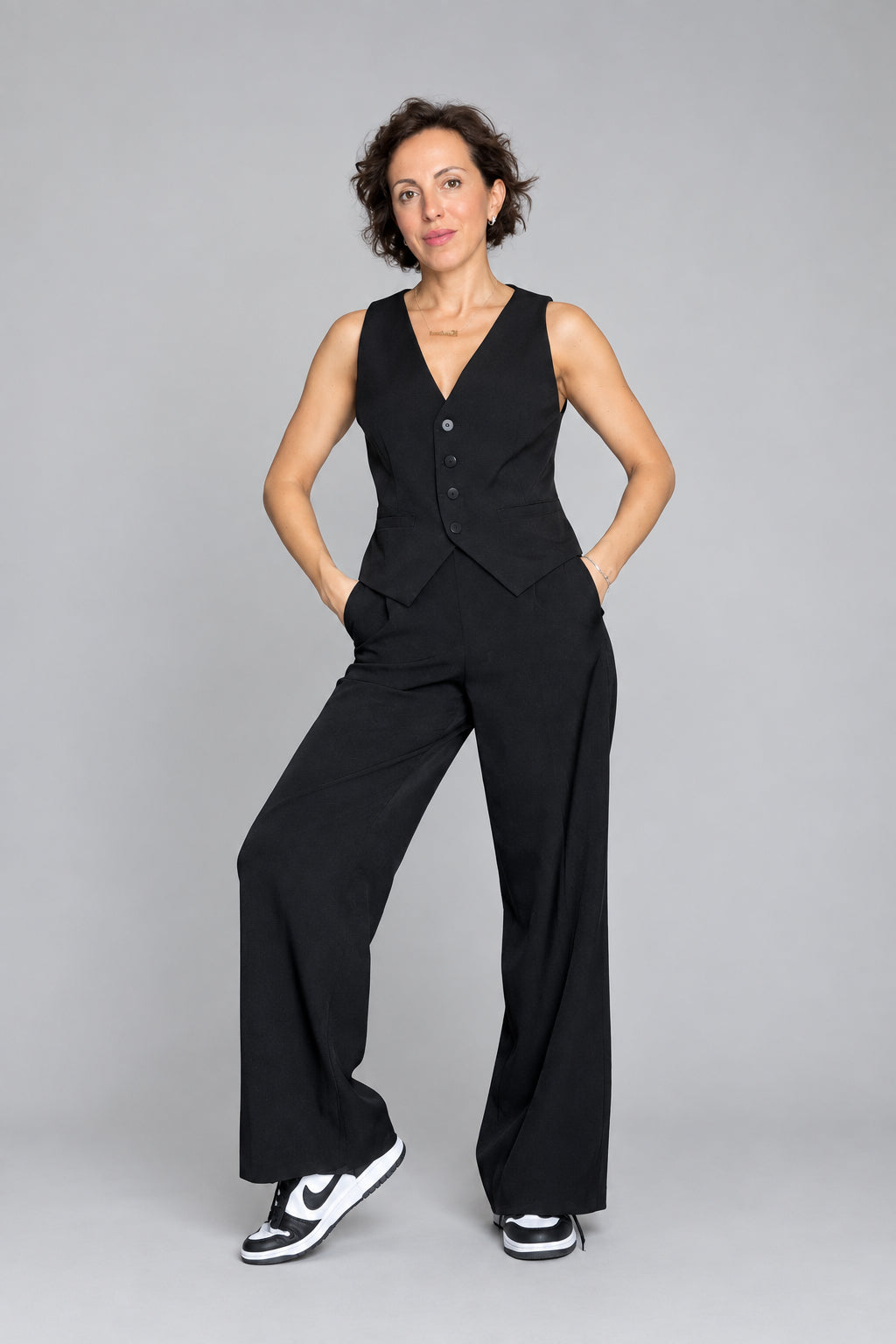 Completo Sartoriale Coord Gilet & Pantalone "Tailored Chic" 🤎✨