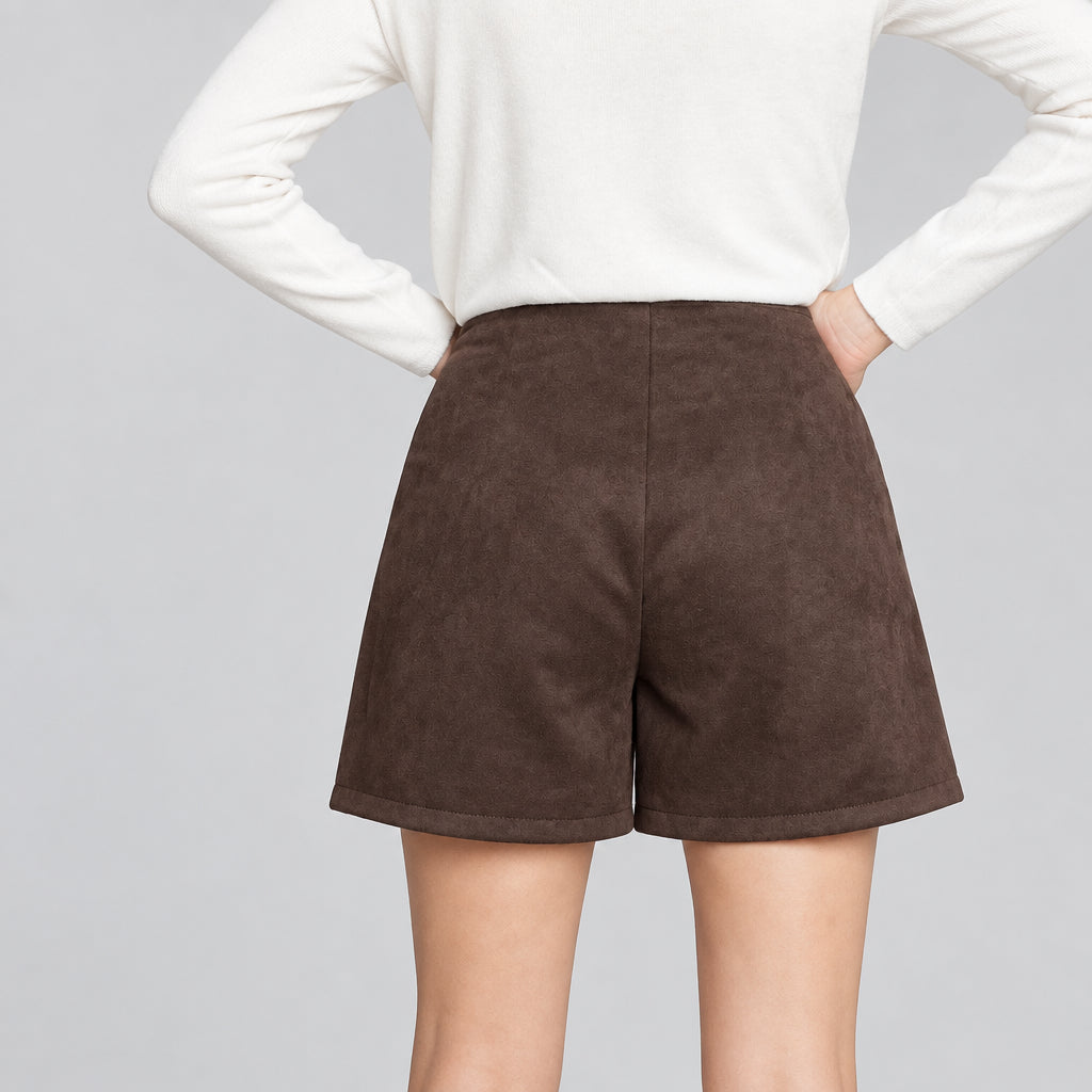 Shorts Effetto Gonna in Suede "Chic & Comfy" ✨