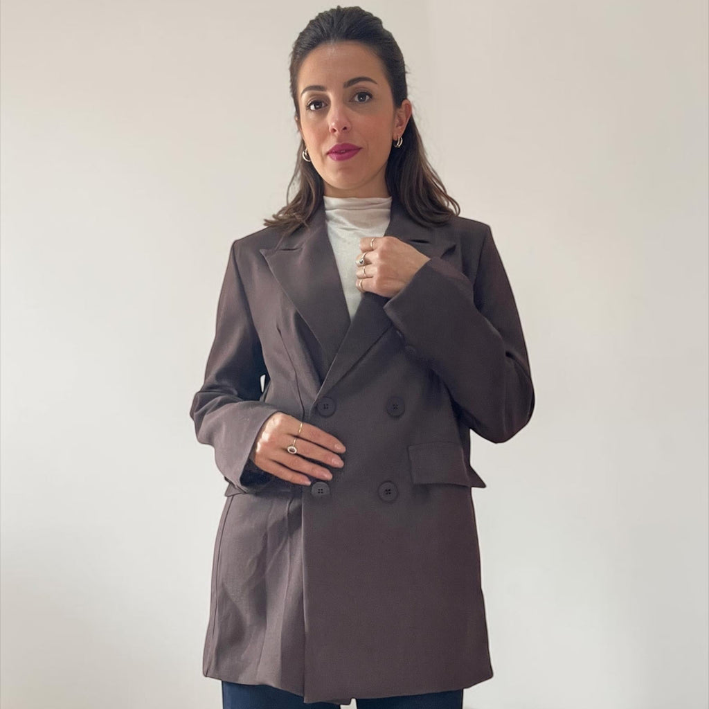Giacca Blazer Elegante Doppiopetto