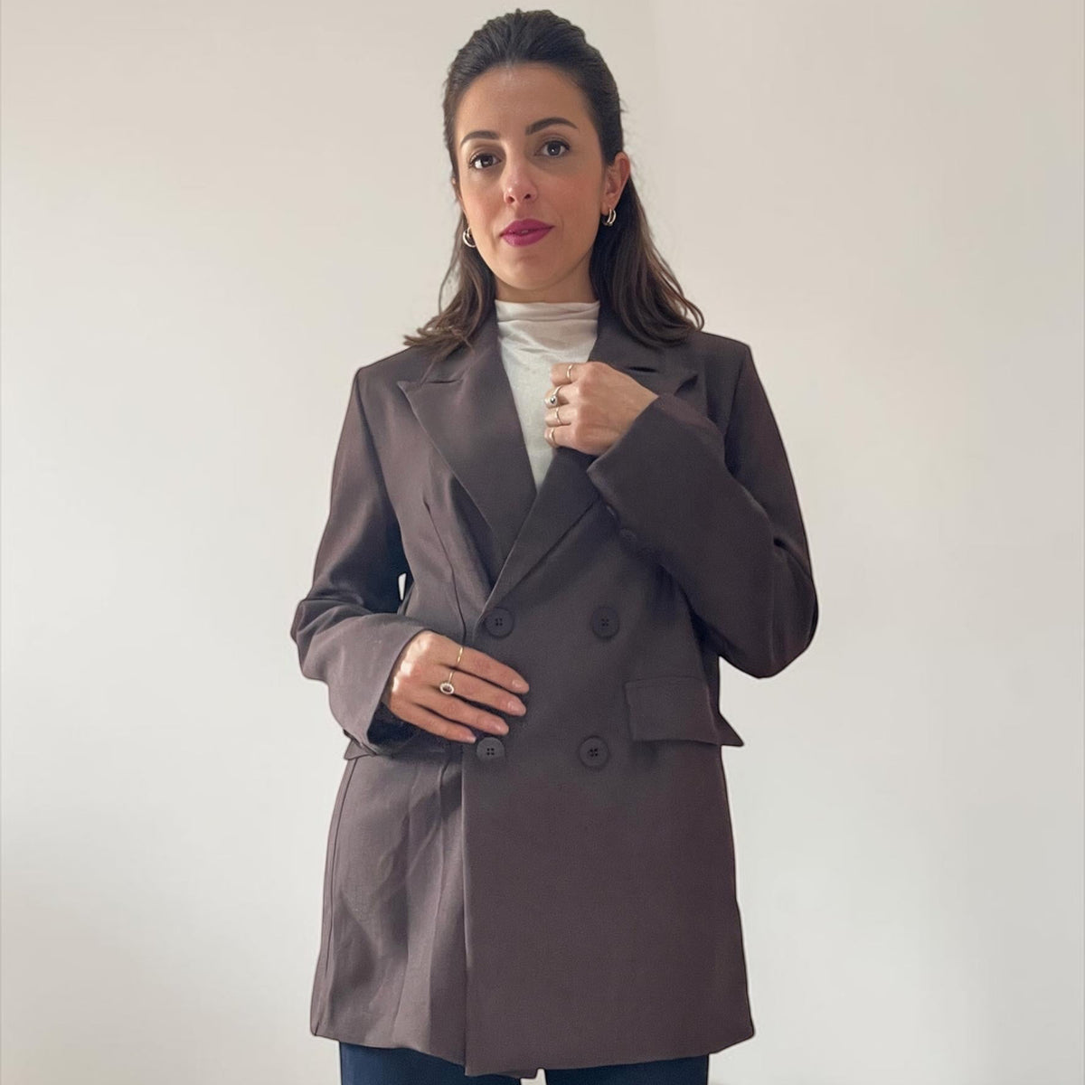 Giacca Blazer Elegante Doppiopetto