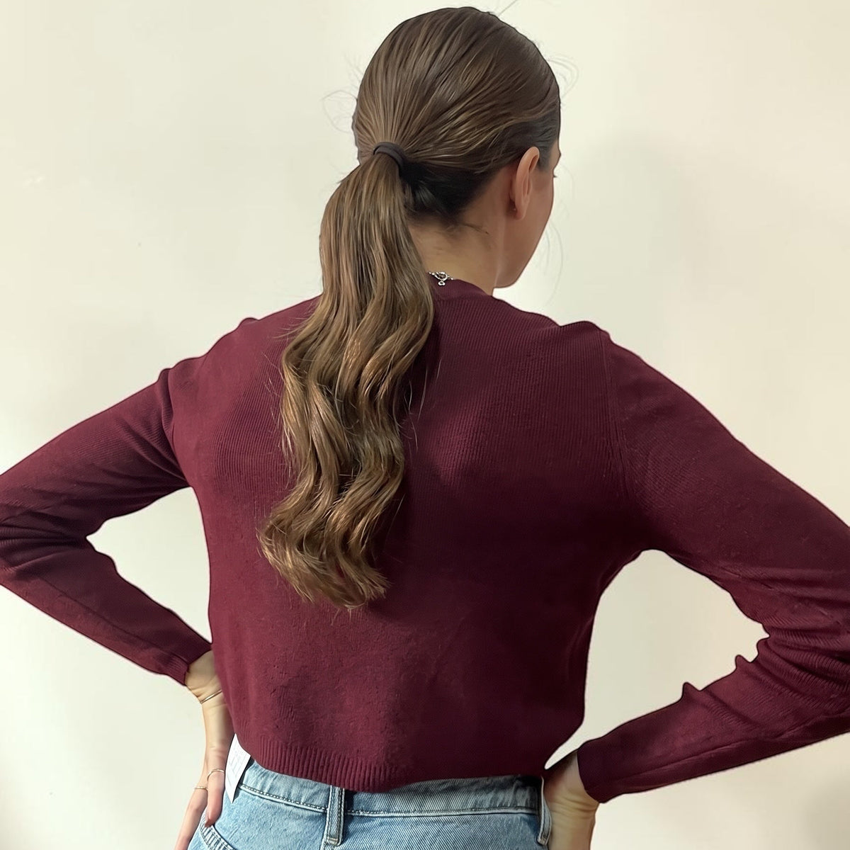 Maglione Corto A Girocollo