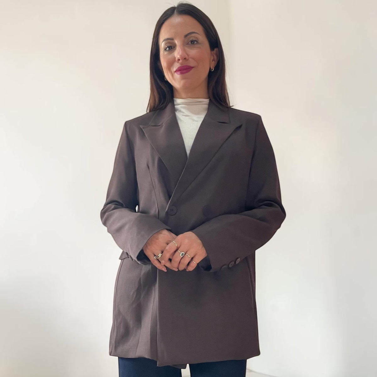 Giacca Blazer Elegante Doppiopetto
