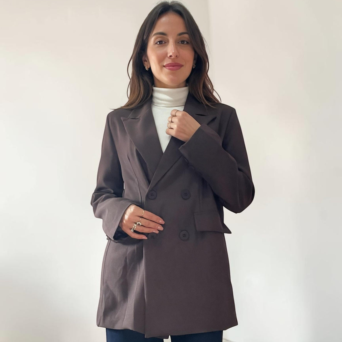 Giacca Blazer Elegante Doppiopetto