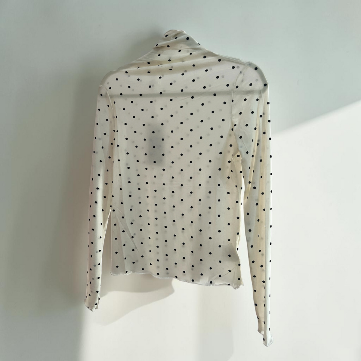 Maglia A Maniche Lunghe Con Collo Alto